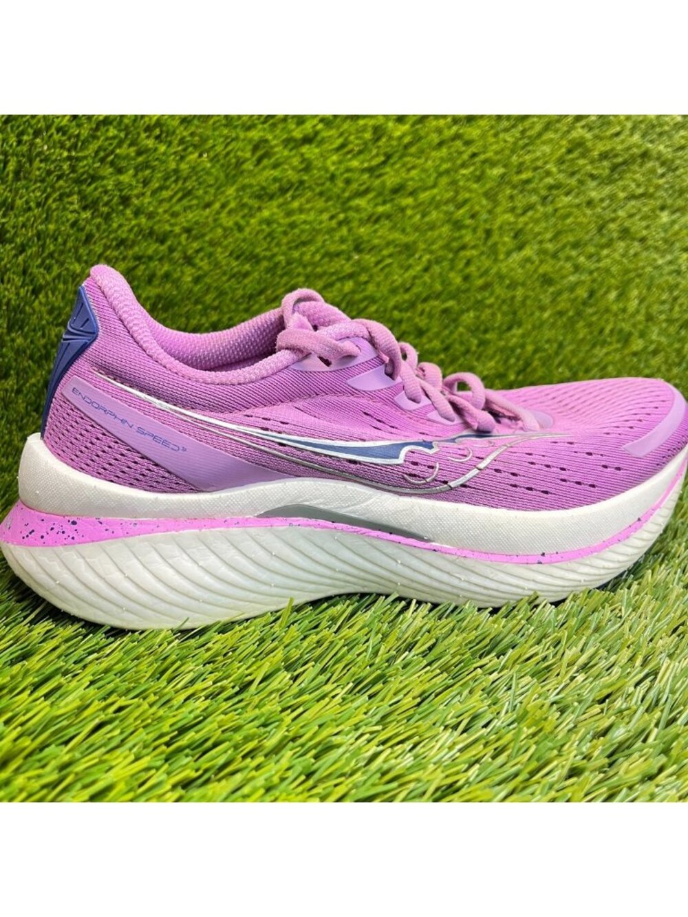 Saucony Endorphin Speed 3 Womens Size 7.5 Purple Athletic Running Shoes Sneakers